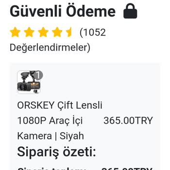 Theoutdoorvip.com Çift Lensli Araç Kamerası Alımında Yaşanan Sorunlar!