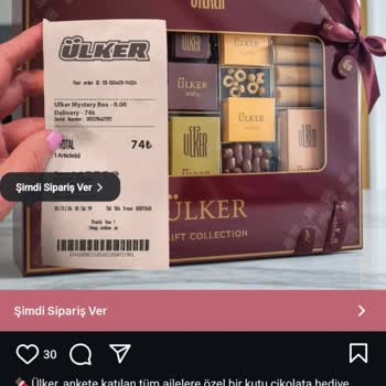 Şüpheli Ülker Hediye Kutusu Kampanyası
