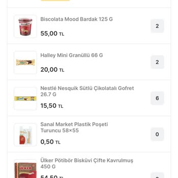 Migros Sanal Market Siparişimde Ürün Eksikliği Ve Mağduriyet