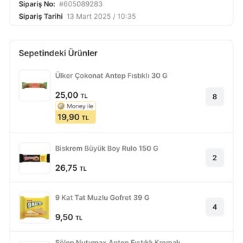 Migros Sanal Market Siparişimde Ürün Eksikliği Ve Mağduriyet