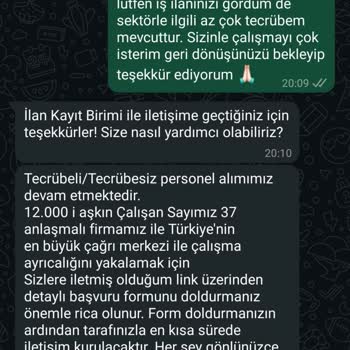 Güven Vermeyen Çağrı Merkezi Başvurusu