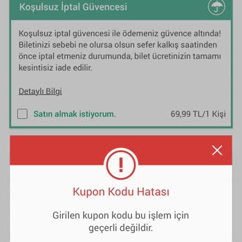 Kupon Mağduriyeti Ve Ulaşılamayan Müşteri Hizmeti