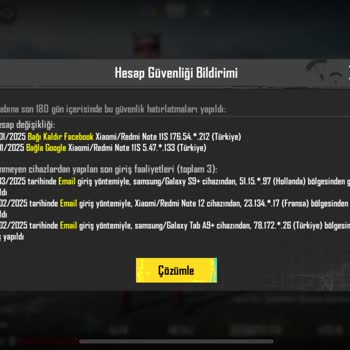 GameSatış'tan Aldığım PUBG Hesabı Sorunu