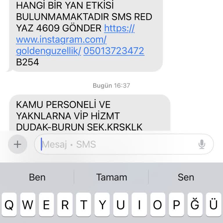 Israrlı Mesajlar Ve Numara Silinme Talebi