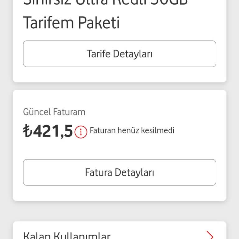 Vodafone'dan Yüksek Fiyatlar Ve Kampanya Eksikliği
