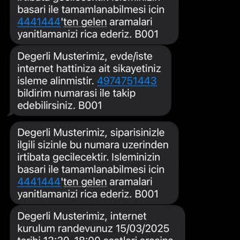 Türk Telekom'un Kurulum Sürecindeki İlgisizlik Ve Gecikmeler