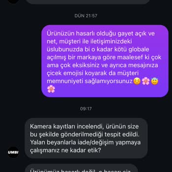 Hasarlı Ürün Ve Kötü Müşteri Hizmetleri Deneyimi
