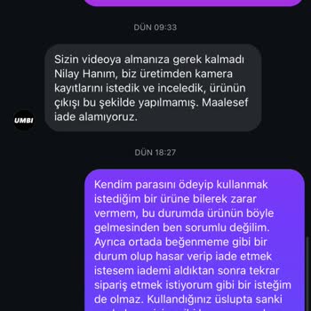 Hasarlı Ürün Ve Kötü Müşteri Hizmetleri Deneyimi