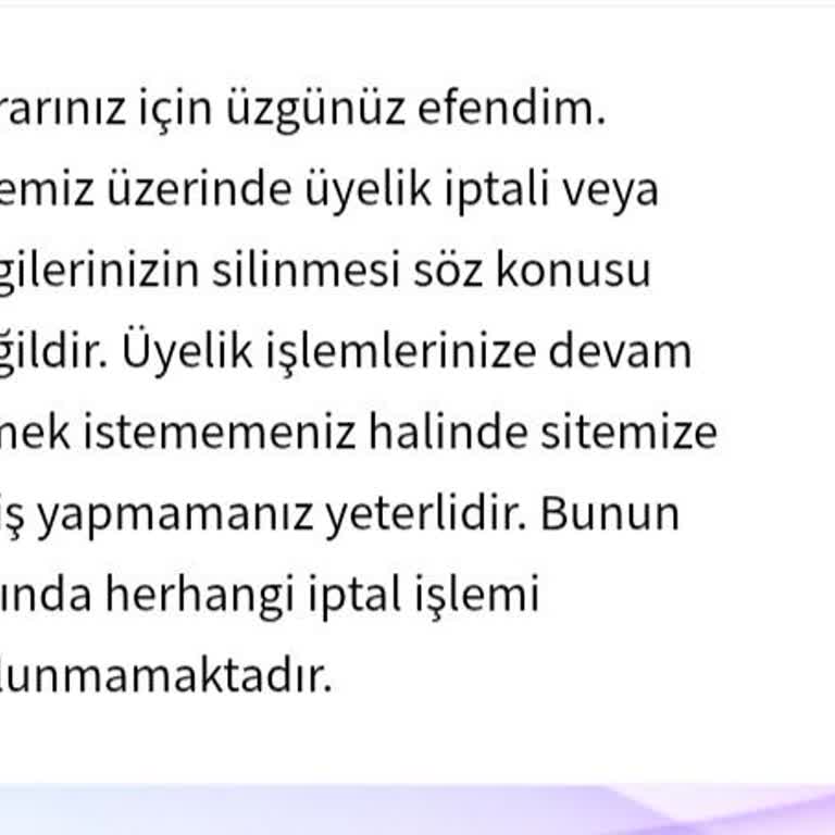 Üyelik İptali Krizi: Derhal Silin!