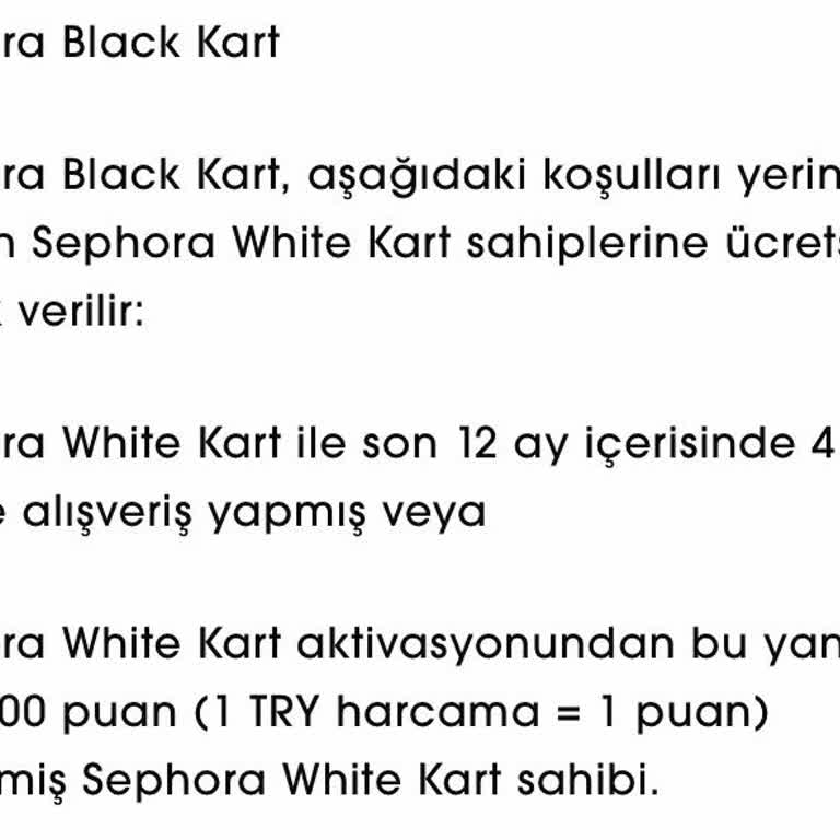 Sephora İndirim Kampanyasında Kart Sorunu