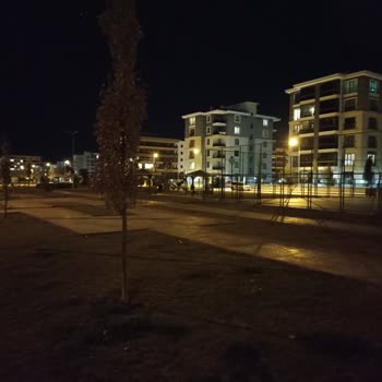 Çünür Yeni Şehir Parkı'nda Işıklandırma Sorunu