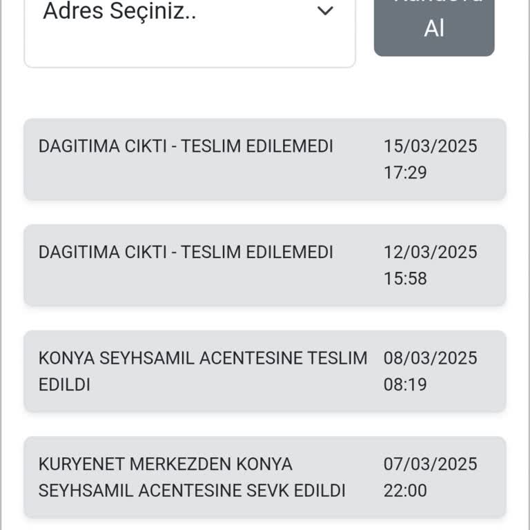 Kuryenet'in Teslimat Sorunu