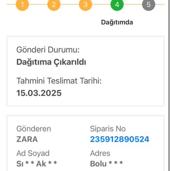 Zara Kargo Teslimatında İletişim Ve Gecikme Sorunu