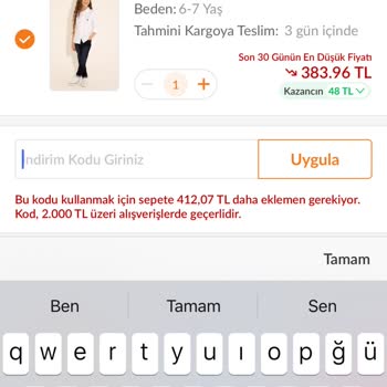 Kupon Kullanımında Yanıltıcı Bilgilendirme