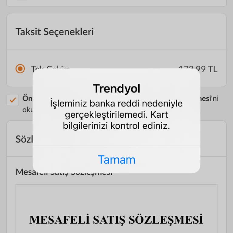 İninal Kartla Alışveriş Yapamıyorum!