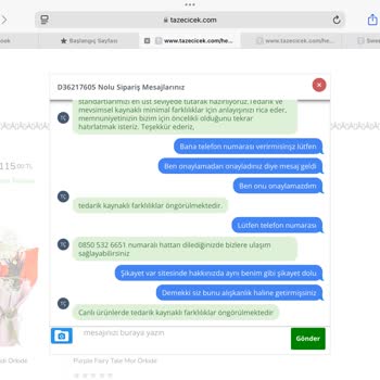Taze Çiçek.com: Hayal Kırıklığı Ve Çözüm Arayışı