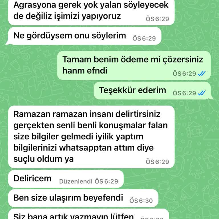 Geri Ödeme Ve İletişim Sorunları