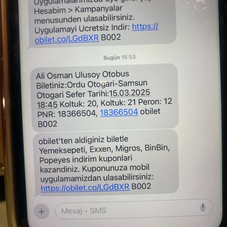 Bilet Alımında Belirtilmeyen İftar Molası Ve Mağduriyet