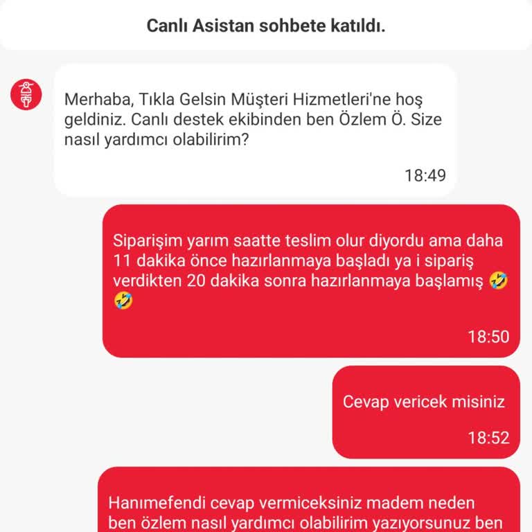 Sipariş Süresinde Gecikme Ve Yetersiz Müşteri Hizmetleri