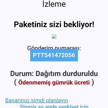 Beklenmedik Kargo Mailleri Ve Gizemli Ücret Talepleri