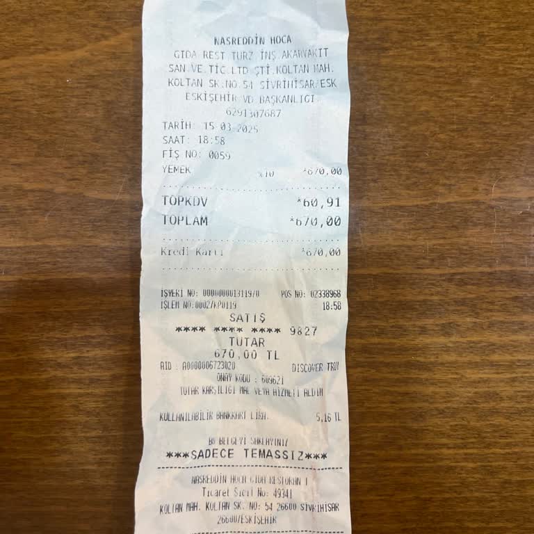 Dinlenme Tesisinde Absürt Fiyatlandırma Şoku