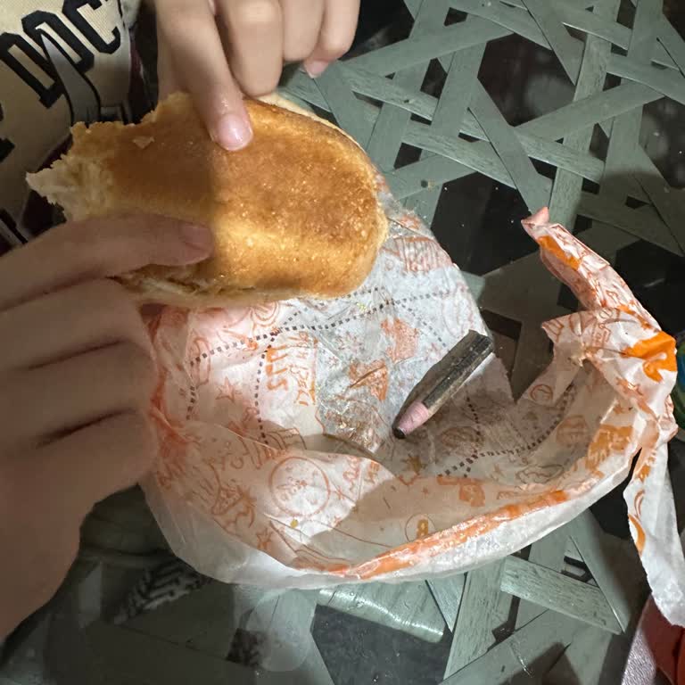 Hamburger İçinde Kalem Şoku