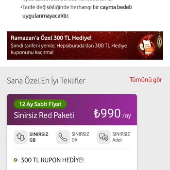 Yetersiz Paket Ve Yüksek Fatura Sorunu