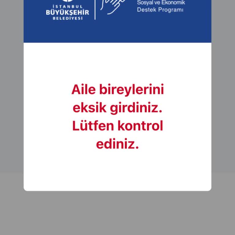 Yenidoğan Yardım Paketi Başvurusunda Hata