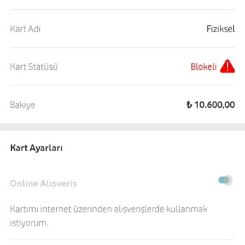 Vodafone Pay İle Kart Blokesi Ve İade Sorunları