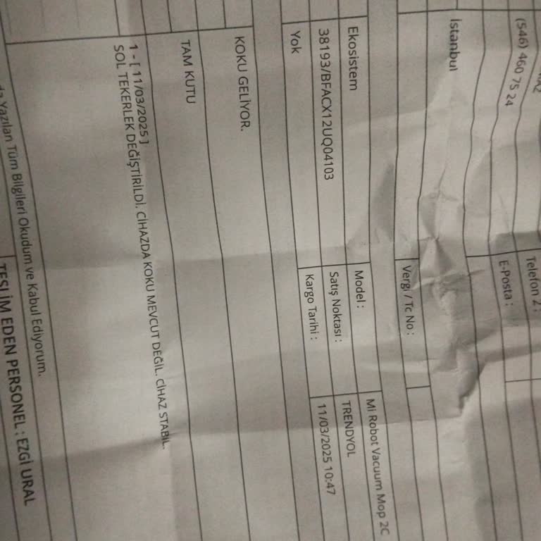 Robot Süpürgedeki Koku Sorunu Çözülmüyor