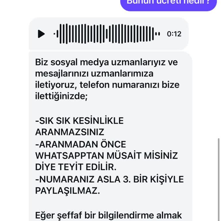 Instagram Üzerinden Alınan Hizmette Saygısız İletişim