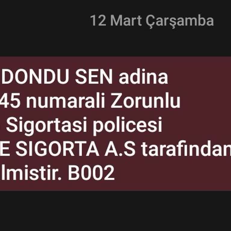 Sigorta Poliçesi Yenileme Sorunu Ve Ulaşılamayan Hizmet