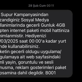 Sil Süpür'de İnternet Hediyesi Hayal Kırıklığı