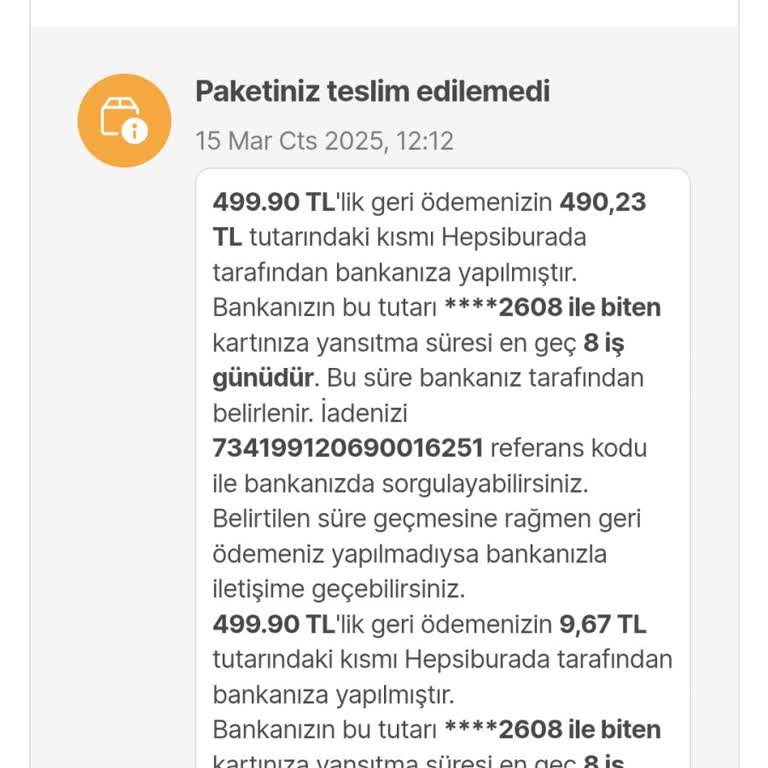 Kargom Teslim Edilmedi, Ürünümü İstiyorum!