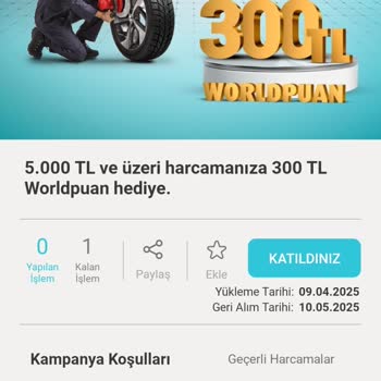 VakıfBank World Platinum Plus Kart Kampanya Puan Sorunu