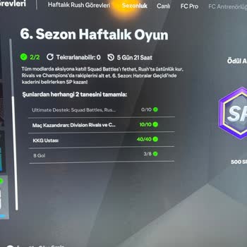 EA FC 25 Görev Tamamlanmama Sorunu