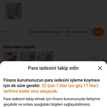 Temu'dan İptal Edilen Siparişin İadesi Sorunu