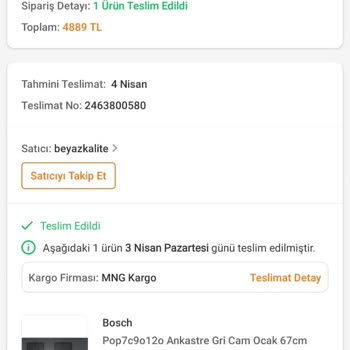 Bosch Ocak Sızıntı Sorunu Ve Servis Hayal Kırıklığı
