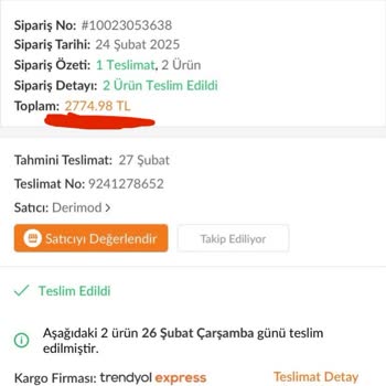 Trendyol Ve Derimod'dan Yanlış Ürün Ve Eksik İade Sorunu