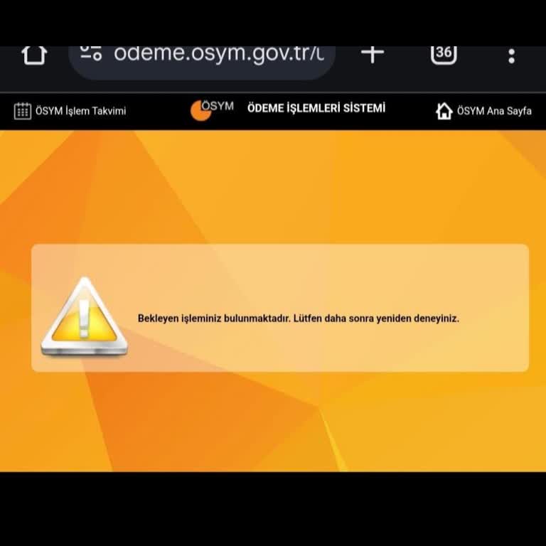 YKS Başvuru Sürecinde Mağduriyet