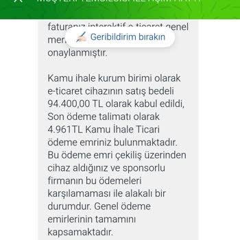 Yanıltıcı Hediye Vaadiyle Karşılaştım