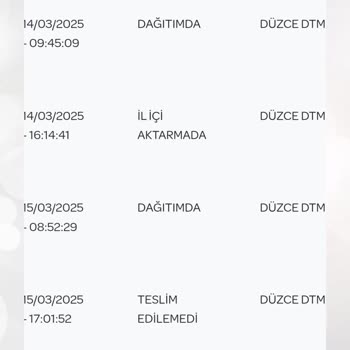 PTT Kargo Dağıtımında Yanıltıcı Bildirim Sorunu