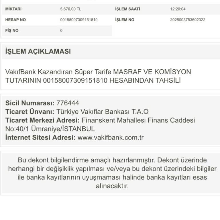 VakıfBank'tan Kesilen Ücretin İadesi İçin Kararlı Adım: Tüketici Hakları Mücadelesi