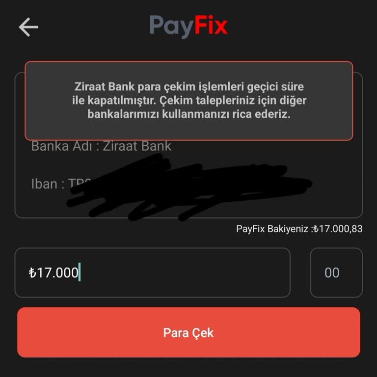 Payfix Para Çekme Sorunu: Acil Çözüm Bekleniyor