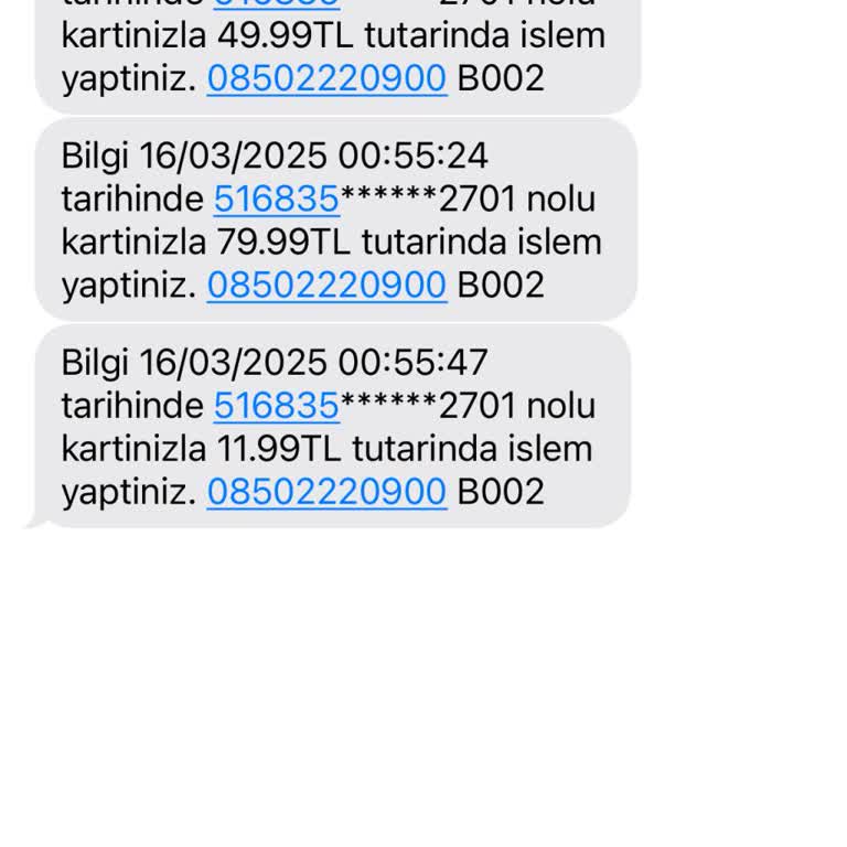 Hesaptan Bilgilendirme Olmadan Yapılan Kesinti Şikayeti