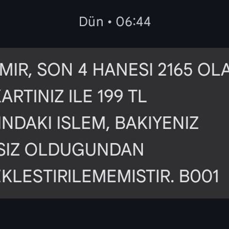 Ziraat Bankası'ndan Gelen Şüpheli Mesaj Hakkında Endişe