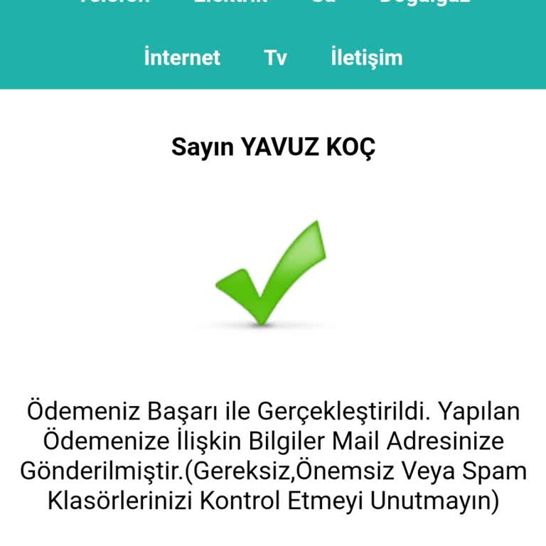 Fatura Ödemesi Yapıldı Ama Sistem Ödenmedi Diyor