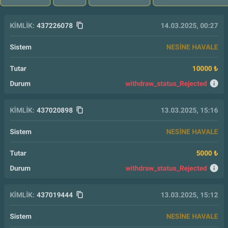 Kazançlarımın Silinmesi Ve Üyeliğimin İptali