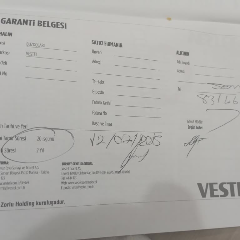 Vestel Buzdolabı Kapak Sorunu Ve Çözüm Arayışı