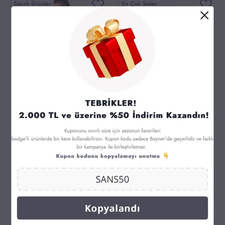 Boyner'de Kullanılamayan İndirim Kuponu Sorunu